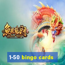 1-50 bingo cards