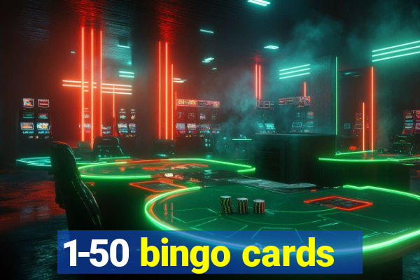 1-50 bingo cards