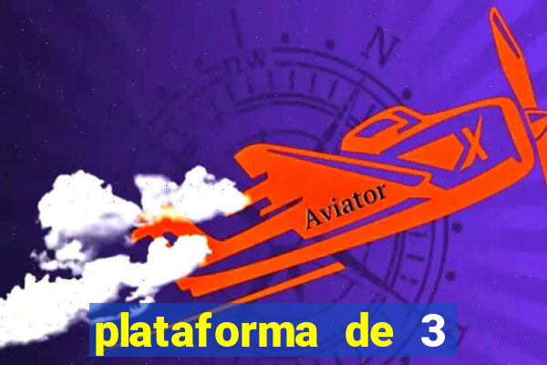 plataforma de 3 reais slots