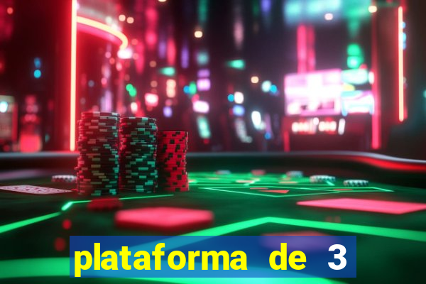 plataforma de 3 reais slots