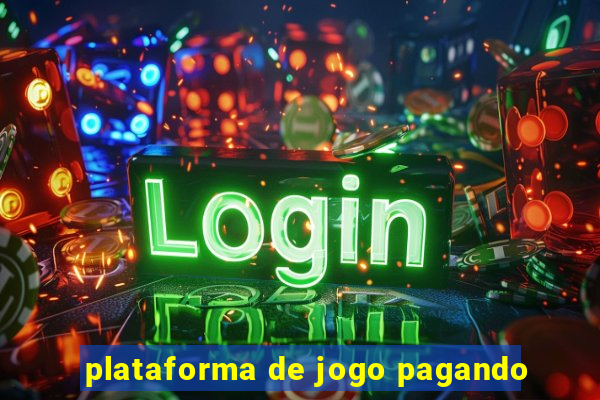 plataforma de jogo pagando