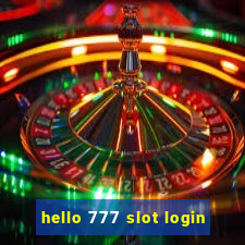 hello 777 slot login