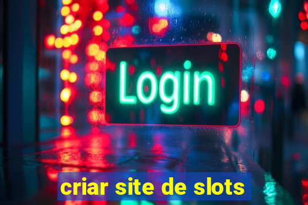 criar site de slots