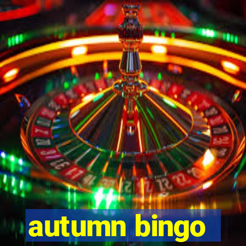 autumn bingo