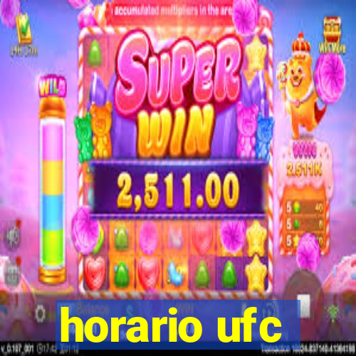 horario ufc