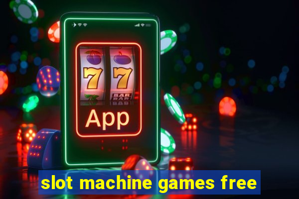 slot machine games free