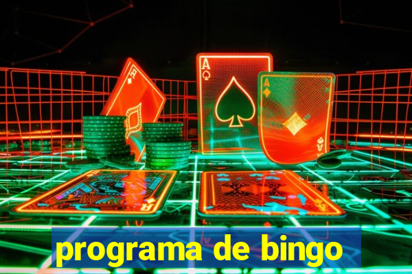 programa de bingo