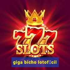 giga bicho lotof谩cil