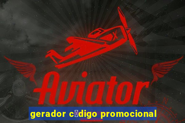 gerador c贸digo promocional