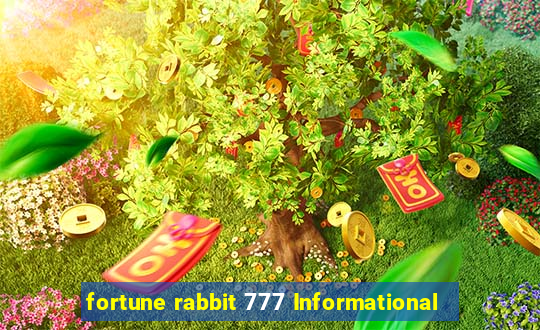 fortune rabbit 777 Informational