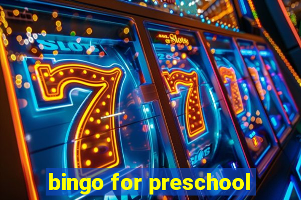 bingo for preschool