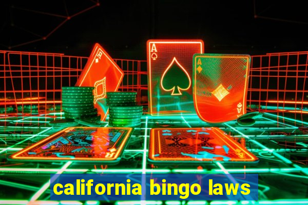 california bingo laws