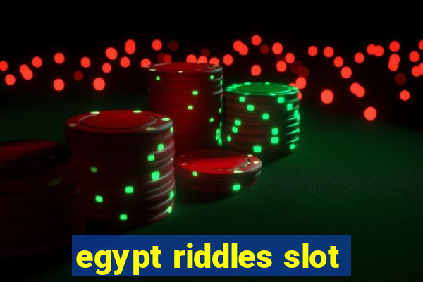 egypt riddles slot