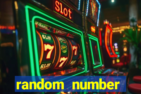 random number generator bingo