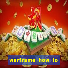 warframe how to unlock arcane slot