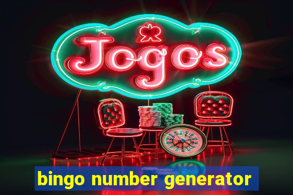 bingo number generator