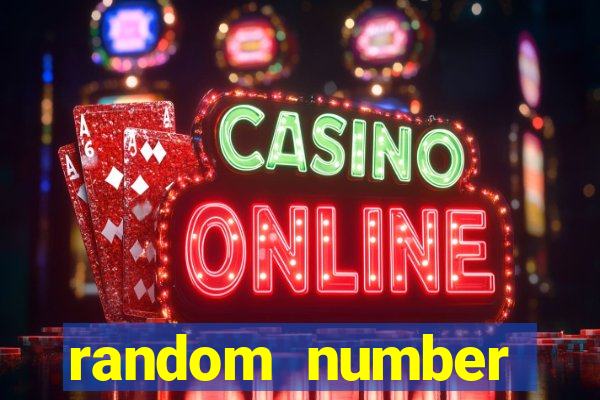 random number generator slot machine