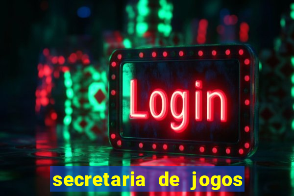 secretaria de jogos e apostas