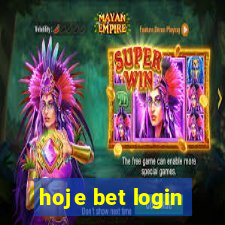 hoje bet login