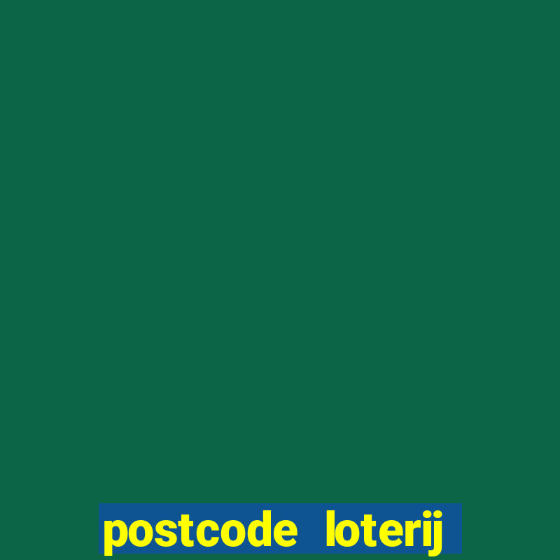 postcode loterij bingo uitslag