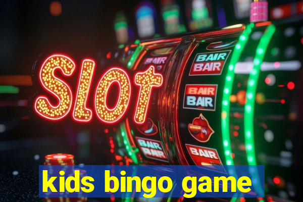 kids bingo game