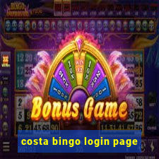 costa bingo login page