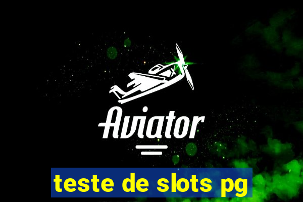 teste de slots pg