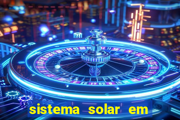 sistema solar em tempo real