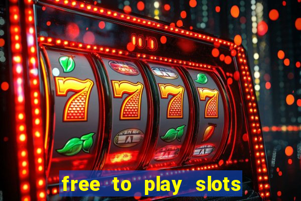 free to play slots no download