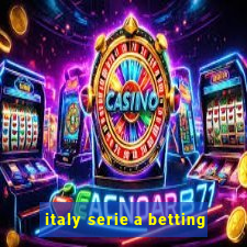 italy serie a betting