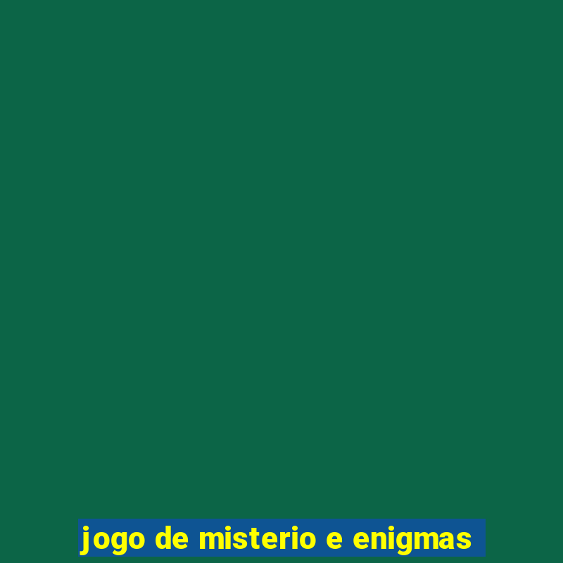 jogo de misterio e enigmas