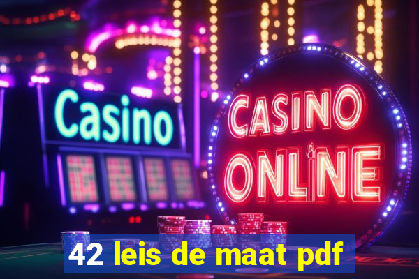 42 leis de maat pdf