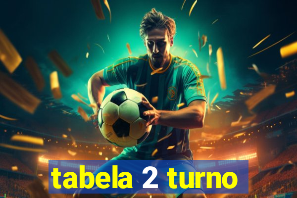 tabela 2 turno