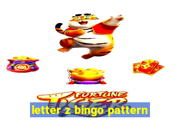 letter z bingo pattern