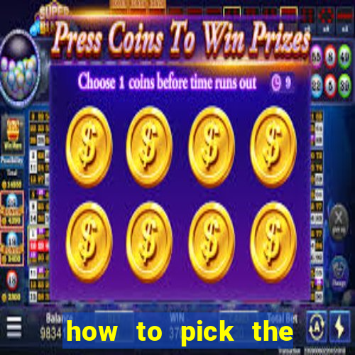 how to pick the right slot machine to win