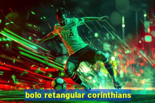 bolo retangular corinthians