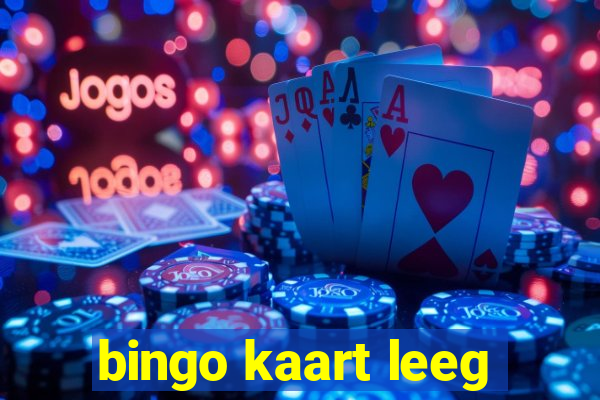 bingo kaart leeg