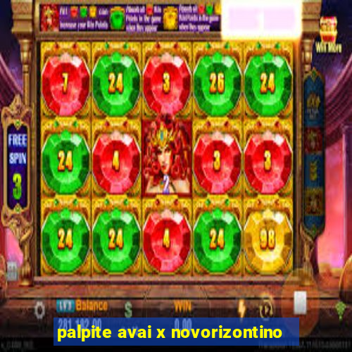 palpite avai x novorizontino