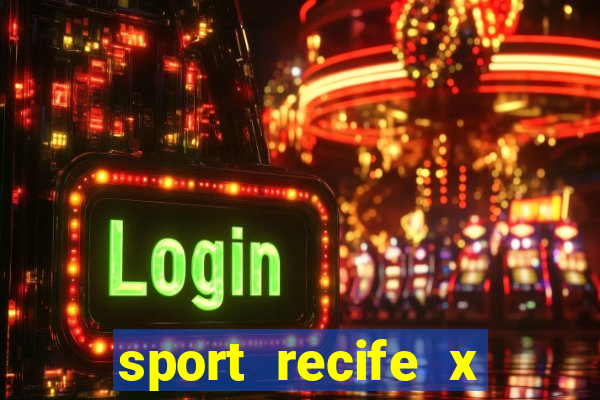 sport recife x ponte preta palpite