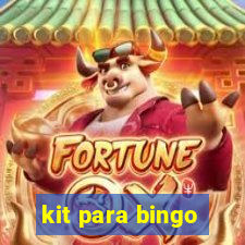 kit para bingo