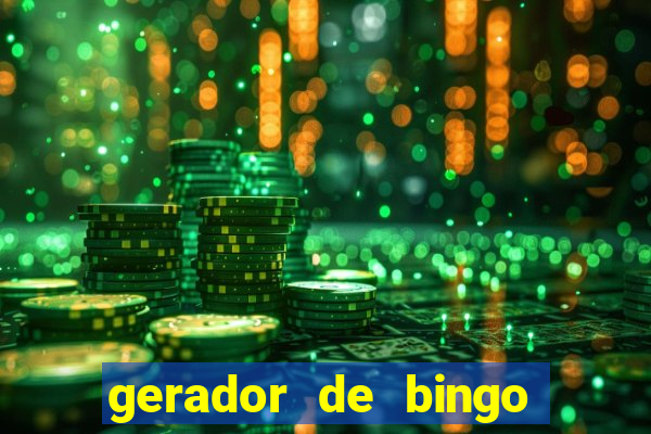 gerador de bingo de palavras