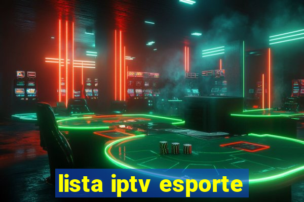 lista iptv esporte