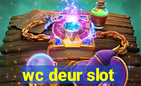 wc deur slot