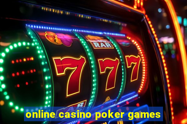 online casino poker games