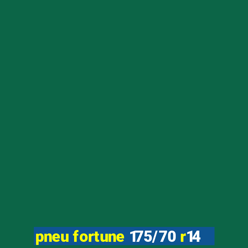 pneu fortune 175/70 r14