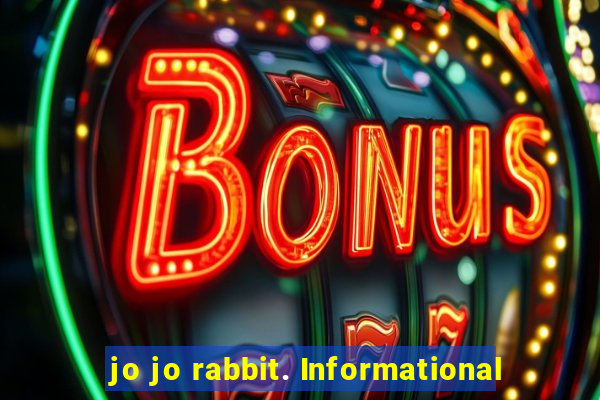 jo jo rabbit. Informational