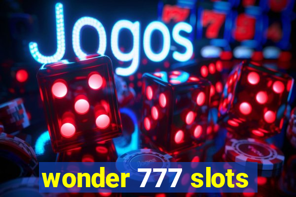 wonder 777 slots