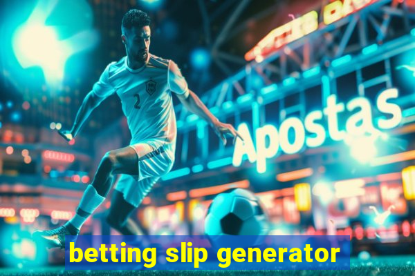 betting slip generator