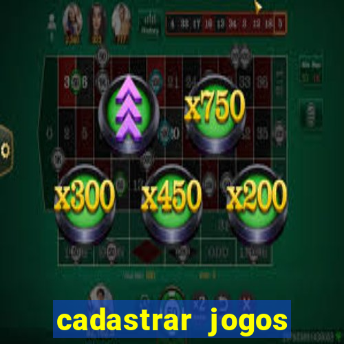 cadastrar jogos online caixa