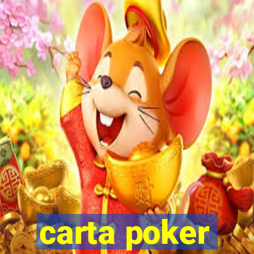 carta poker